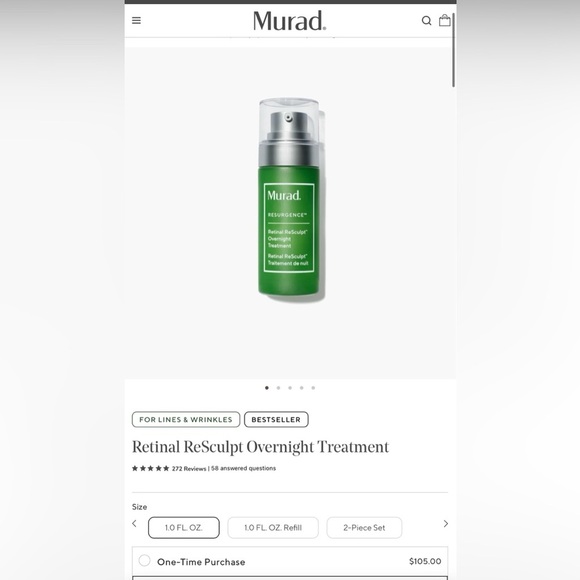 Murad Retinal ReSculpt Overnight Treatment​